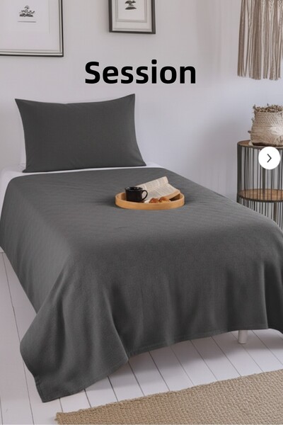 Isessia بطانية فردية من القطن 100% من لوييا |   غطاء سرير |   غطاء كرسي |   160×230 سم