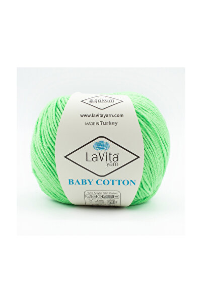 LaVita Yarn خيط قطن للأطفال أميجورومي وخيط حياكة يدوي 40% أكريليك 60% قطن 50 ...