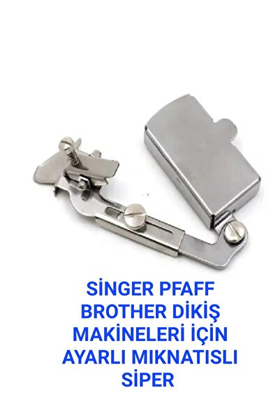 Swart SİNGER PFAFF BROTHER SİRUBA TYPİCAL ZETİNA MIKNATISLI KUMAŞ HİZALAMA SİPER