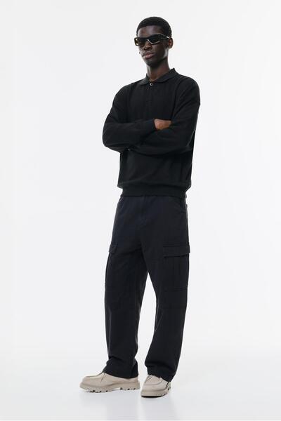 Pull & Bear Bol kargo pantolon