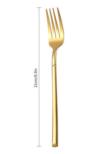 Trendy's Set 6 furculite, stainless stel, TRENDY’S, gold