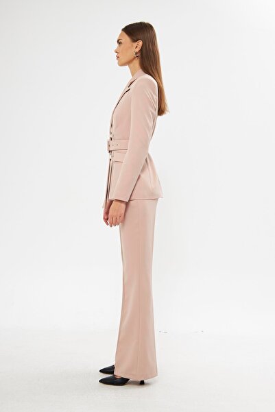 LOVELF Yaka Detaylı İspanyol Paça Takım