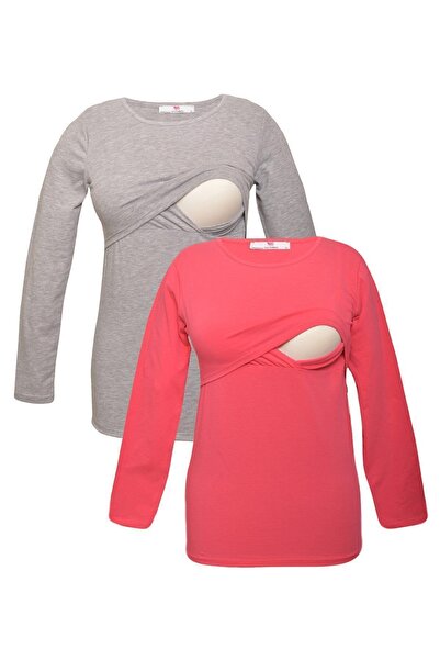 Luvmabelly Myrb2704_2705 Σετ μπλουζάκι θηλασμού