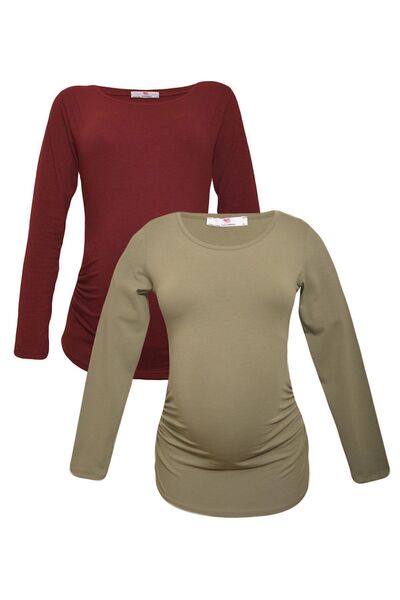 Luvmabelly Myra2303_2307 طقم تيشيرت للحوامل