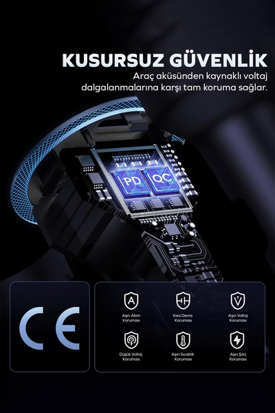 woyax Araç Şarj Aleti Çakmaklık Type-C + USB Girişli 38W