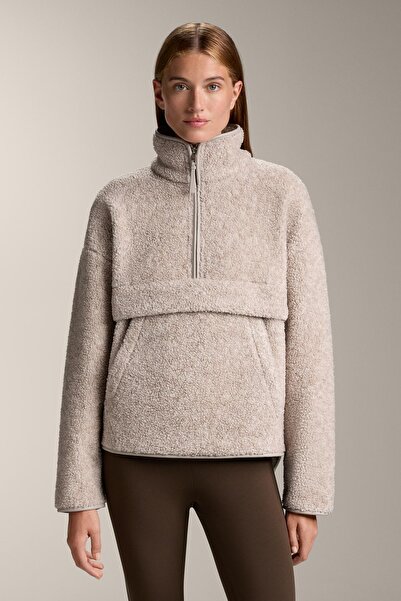 Oysho Fleece sweatshirt with front pocket