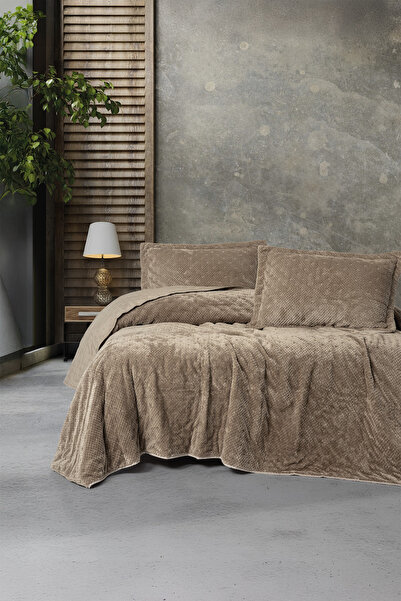 Cotton Box Softnest Single Bedspread Boleta Beige