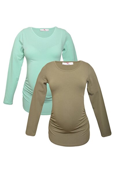 Luvmabelly Myra2306_2307 Hamile Tshirt Seti