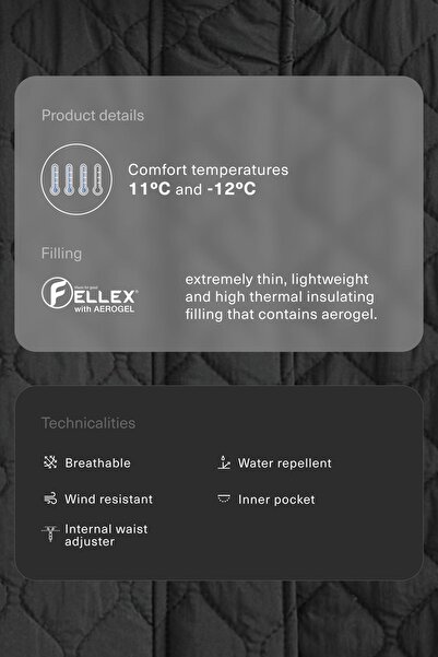 Oysho FELLEX® AEROGEL padded short jacket