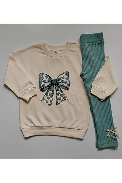 Beray Bebe Cotton Seasonal Bow Printed Leggings Set