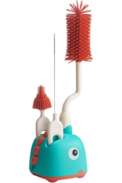 Twisoo 3-in-1 Silicone Bottle Brush Cleaner - For Baby Bottles, Water Bottles...