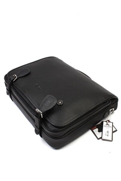 Aka Deri Genuine Leather Black Briefcase 269 2