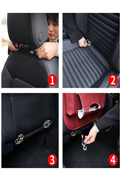 Raffine Multifunction Car Rear Seat Storage Bag Dining Table Organizer Pouch