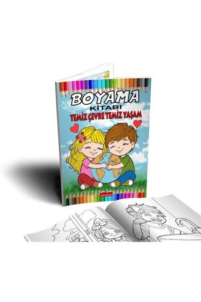 Bordo Ressam كتاب تلوين الحياة النظيفة والبيئة (الأعمار من 4 سنوات فما فوق)