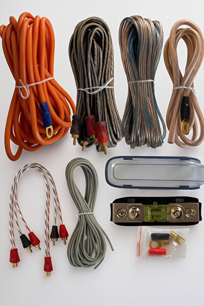 megavox Mgx-8ga 8ga Profesyonel Set Kablo 2 Adet Y Kablo Hediyeli Amfi Tesisat Kablo 1. Sınıf Kalite