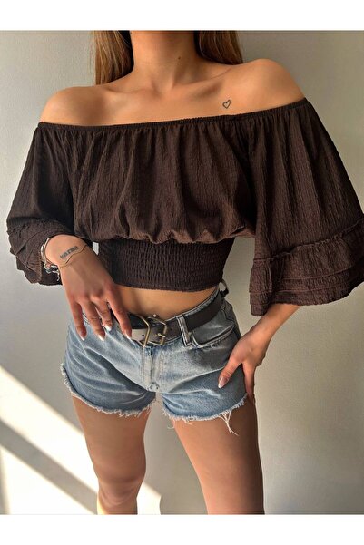 Fav Style Γυναικεία μπλούζα με γιακάMadonna με