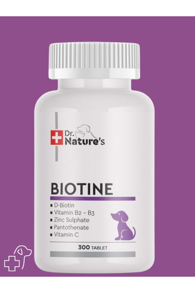 Dr. Nature's Köpekler Için Tüy Dökülmesini Azaltan Sağlığı Besin Takviyesi( 300 Tablet)