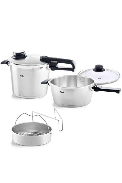 Fissler Vitavit Premium Mat 6+3,5 Litre Düdüklü Tencere Seti