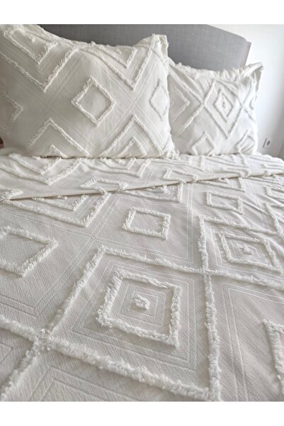 REYS طقم مفرش سرير مزدوج إسكندنافي 240x250 - إكرو -