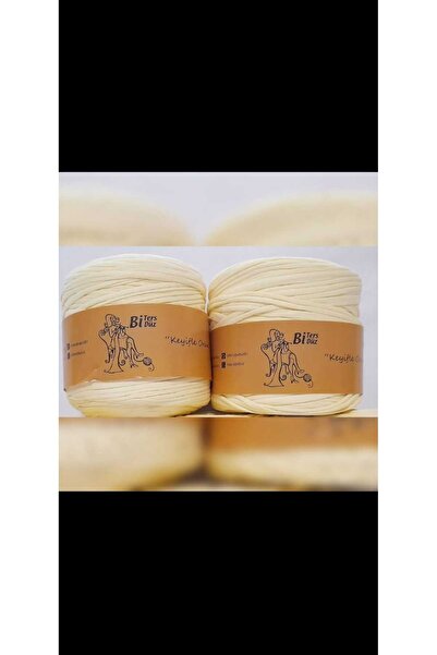 bi ters bi düz Lemon Yellow Combed Cotton Yarn