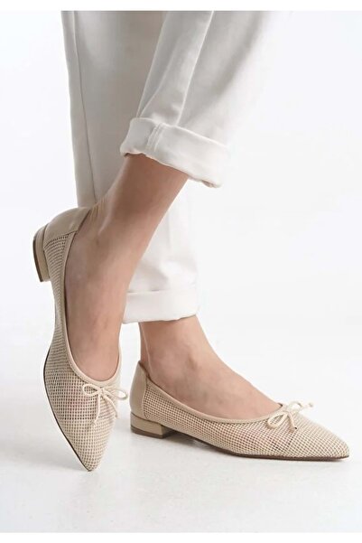 Kids Club Shoes Γυναικεία παπούτσια μπαλαρίνας με λεπτομέρεια με δαντέλα και ...