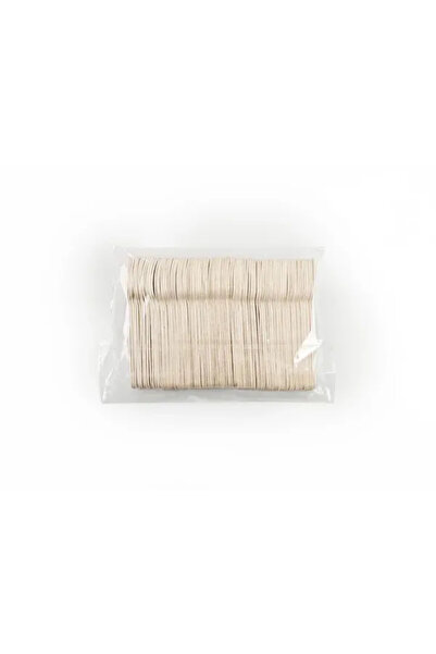 Mu Art Ahşap 100 Pieces Wooden Ice Cream Spoon 110mm