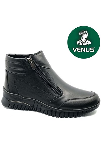 Venüs Cizme ortopedice pentru femei Ekko din piele naturală, cu talpă plată, ...