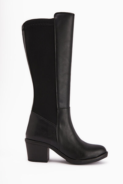 Limoya Sesen Black Diver, Stretch Fabric Λεπτομερείς εύκαμπτες γυναικείες μπότες