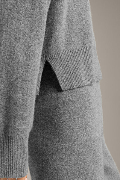 Oysho 100% Kaşmir Bisiklet Yaka Örgü Kazak