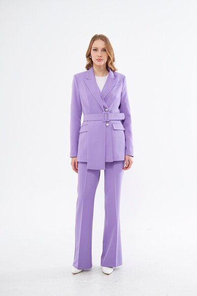 LOVELF Yaka Detaylı İspanyol Paça Takım