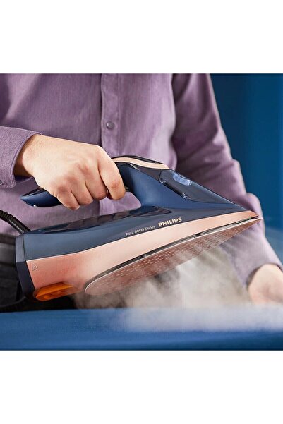 Philips Azur Buharlı Ütü 8000 Serisi, 260g Turbo Şok Buhar, 3000 W-Sıfır yanık riski