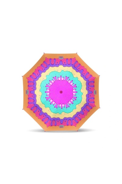 Coral High 12661 KIDS RENGARENK DONDURMA DESENLİ ÇOCUK ŞEMSİYESİ