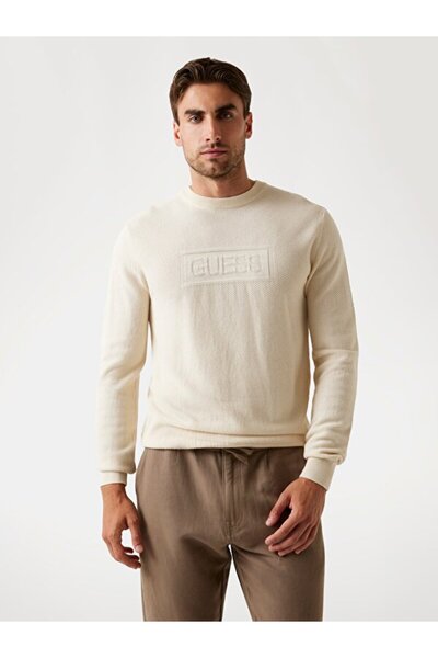 Guess Harrison Erkek Modal Karışımlı Triko