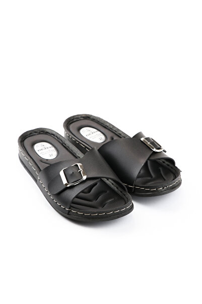 GEZER Papuci de vară, cu o singură cataramă, cu talpă moale