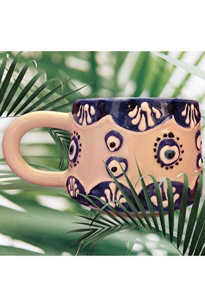 xemu El Yapımı Nazar Boncuklu Kupa