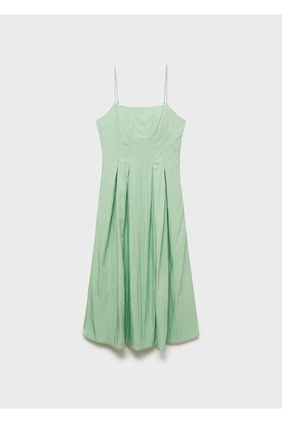 MANGO Woman Evaze midi elbise