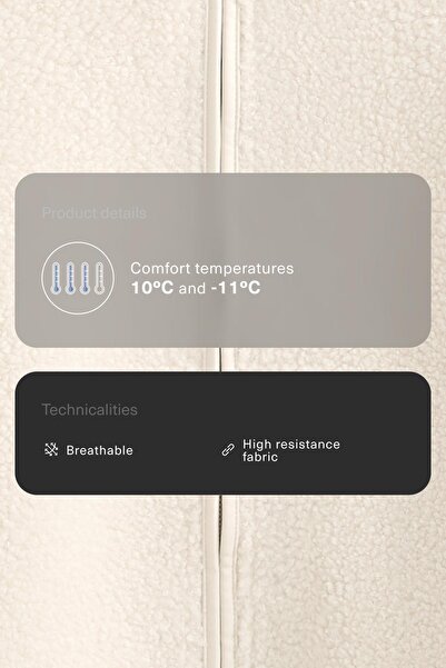 Oysho Oversize suni yün ceket