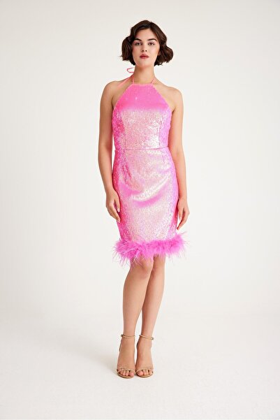 MAXXE 5864PAY KISA PAYETLİ ABİYE ELBİSE