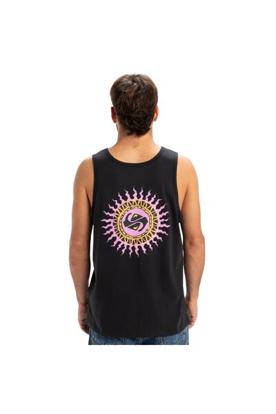 Quiksilver Ev Beach Blast Tank Men's Black Undershirt Men's Underwear Eqyzt08048