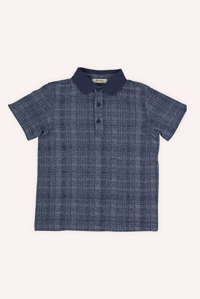 Panço Erkek Bebek Lacivert Polo Yaka Tişört