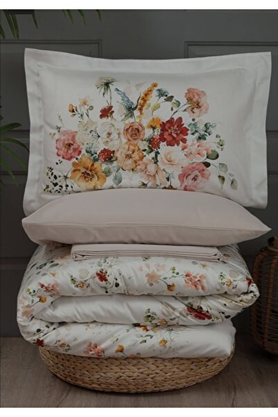 Pupilla Collection PUPİLLA PAMUK SATEN NEVRESİM TAKIMI ELİZYA