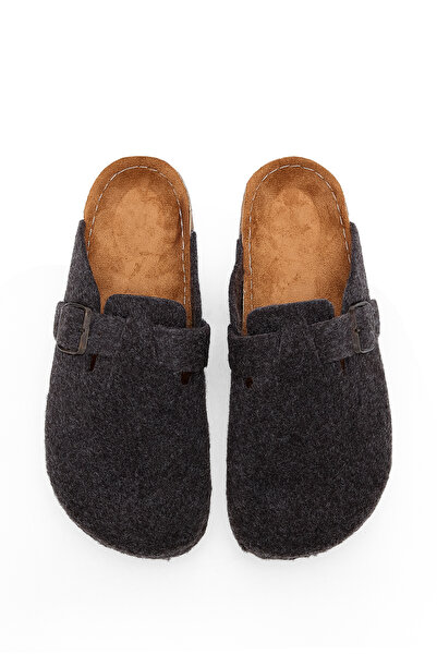 XJIM Unisex Black Orthopedic Light Sole House Slippers Winter Comfortable Daily Non-Slip Sole