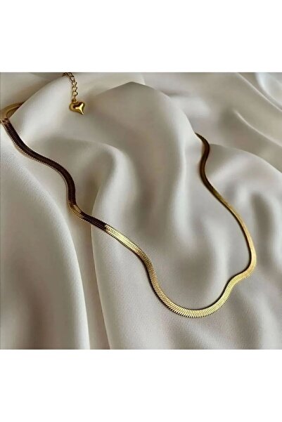 Misens Women's Stainless Steel Italian Chain Necklace