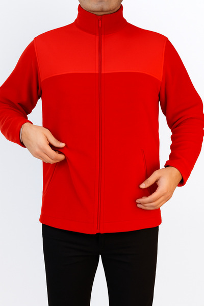 Mekaizen سترة عمل من الصوف الناعم – (10 قطع) دافئة، مع إمكانية طباعة اسم وشعا...