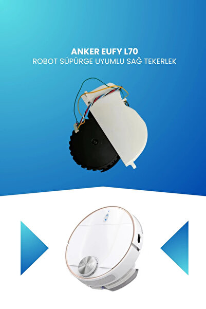 ELECTROLL Συμβατό με ρομποτική ηλεκτρική σκούπα Anker Eufy L70 Δεξί τροχό T2190