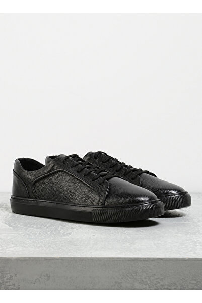 F By Fabrika Siyah Erkek Deri Sneaker TENA