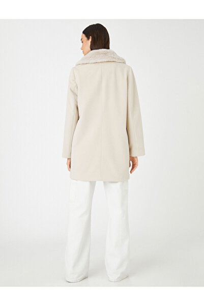 Koton Plyšový kabát na zip