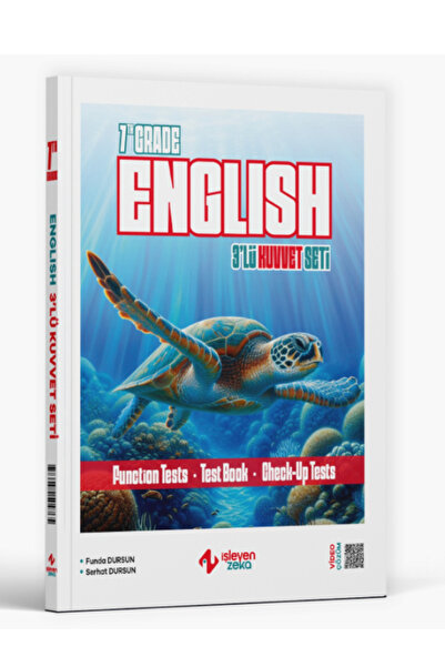 İŞLEYEN ZEKA İşleyen Zeka 7. Sınıf İngilizce 3 lü Kuvvet Serisi Seti