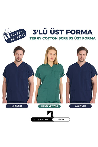 KARGA ÜNİFORMA 3' Set uniforma za medicinske radnike - Unisex uniforma sa šiš...