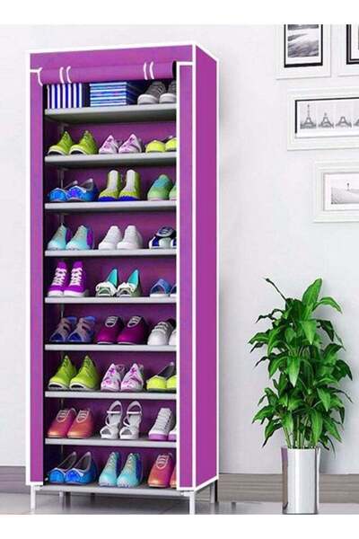 Raffine غطاء مقاوم للغبار مكون من 9 طبقات، منظم لتخزين الأحذية في الردهة وغرف...